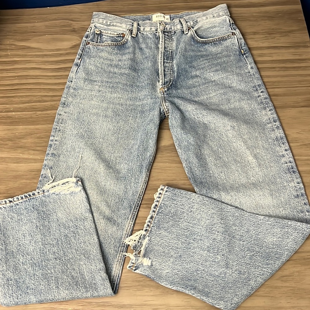 AGOLDE HIGH RISE 90’s JEANS 29